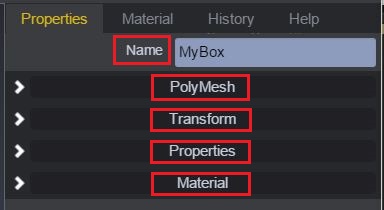 the plugs of polymesh object
