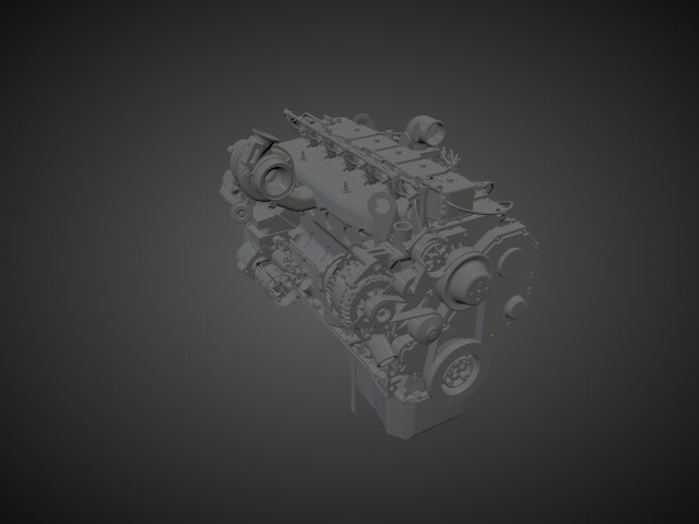 Car engine Animated | 3D model