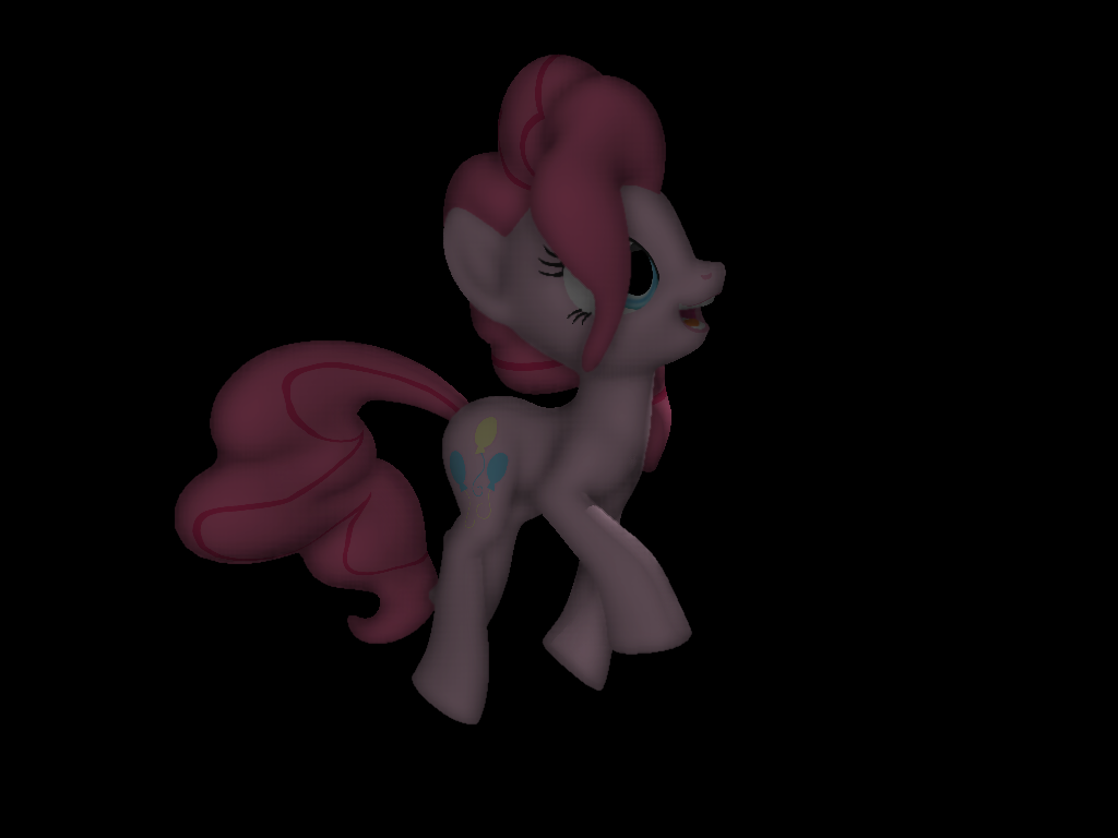 Pinkie Pie My Little Pony 3D Model $40 - .obj .stl .ztl .unknown