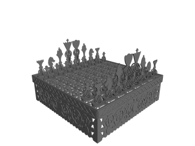 Xadrez grátis 3D Modelos obj - .obj baixar - Free3D