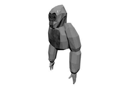 Cursed Gorilla Tag monkey - 3D model by ZilverBoi (@sebbehund09) [8ab6796]