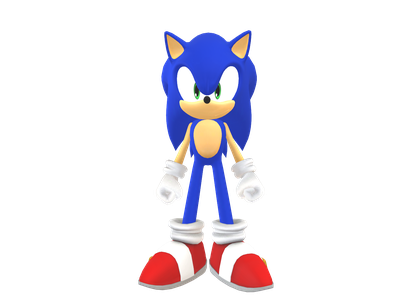 Sonic 3d Models For Free Download Free 3d Clara Io