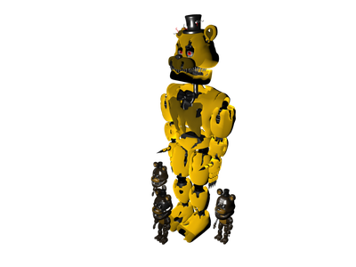 Nightmare Fredbear - Download Free 3D model by Depredador  (@mariapiarissola) [1a3ddbe]