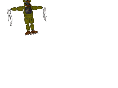 Making a Withered Chica model! (Speed Modeling) [BLENDER/FNAF