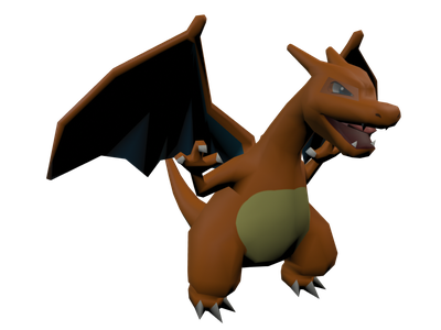 3DS - Pokémon Super Mystery Dungeon - #006 Mega Charizard X/Y - The Models  Resource