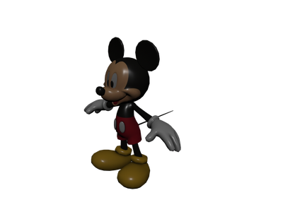 Minnie Mouse 3D model in FBX, OBJ, MAX, 3DS, C4D 