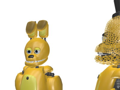 Five Nights at Freddy's Nightmare graph Drawing, fred bear c4d