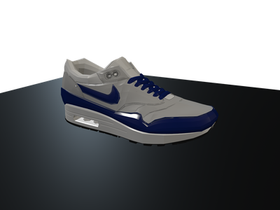 Scatola di scarpe con scarpe da ginnastica Nike Modello 3D $59 - .3ds  .blend .c4d .fbx .max .ma .lxo .obj - Free3D