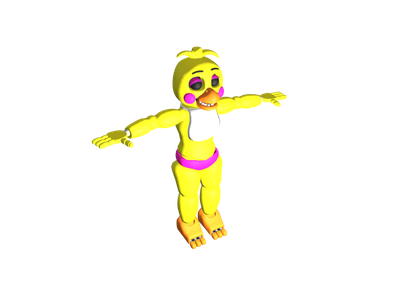 Withered Chica by Coolioart - Download Free 3D model by GeJato (@GeJato)  [e44dfc9]