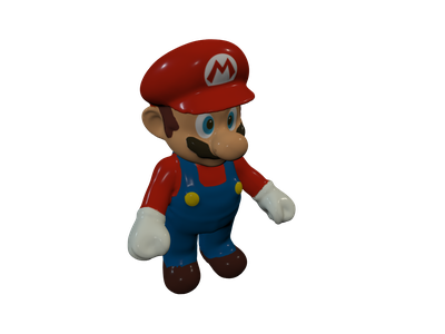 Super Mario free 3d model - download obj file