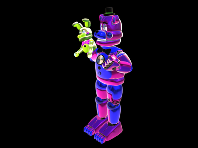 Shadow Freddy - Download Free 3D model by RYassutaro (@RYassutaro