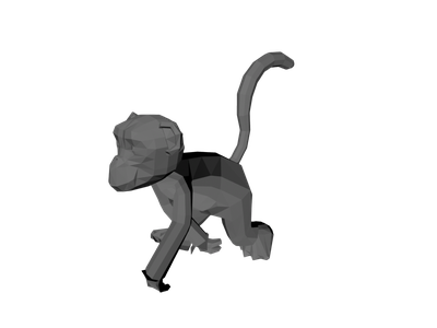 Cursed Gorilla Tag monkey - 3D model by ZilverBoi (@sebbehund09) [8ab6796]