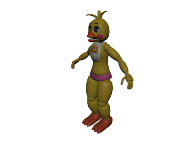 Chica Free 3D Model in Anatomy 3DExport