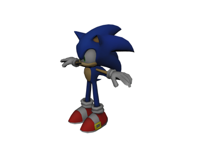 Sonic Adventure - Classic Sonic - Download Free 3D model by  Classic_Sonic_Lover (@Classic_Sonic_Lover) [233b271]