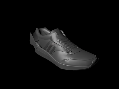 Adidas shoes hotsell 3d model