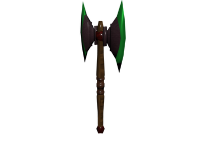 roblox double  bladed axe