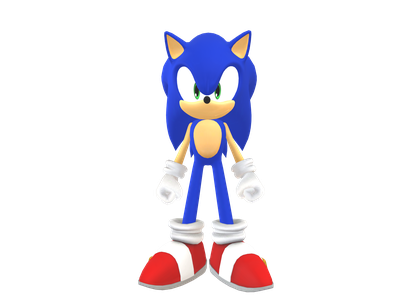 Classic Sonic the hedgehog, 3D models download