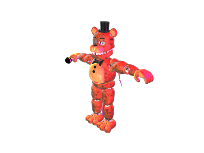 withered freddy fnaf 2 for Maximo - Download Free 3D model by snafcoolhead  (@snafcoolhead) [7e7f14f]
