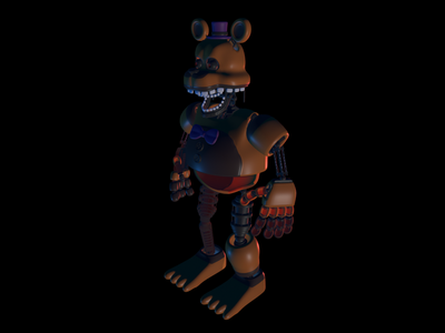 Nightmare Fredbear - Download Free 3D model by Depredador  (@mariapiarissola) [1a3ddbe]