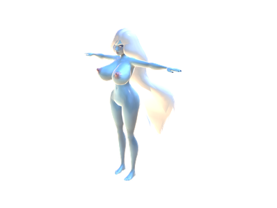 Naked ice queen