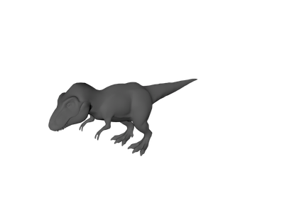 Desenhos animados T-Rex Modelo 3D $39 - .xsi .lwo .max - Free3D