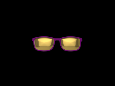 Gafas redondas Modelo 3D $9 - .unknown .blend .fbx .obj - Free3D