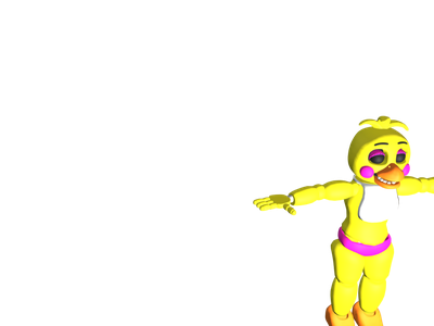 Withered Chica by Coolioart - Download Free 3D model by GeJato (@GeJato)  [e44dfc9]