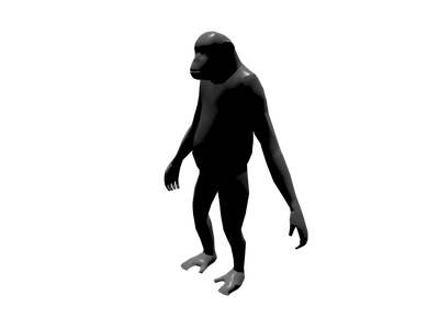 Cursed Gorilla Tag monkey - 3D model by ZilverBoi (@sebbehund09) [8ab6796]