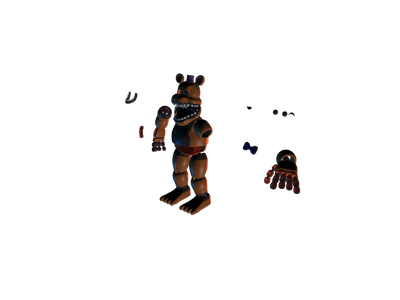 ADVENTURE NIGHTMARE FREDBEAR (refait) - Download Free 3D model by  laulaublender (@laulau2567) [26fb143]