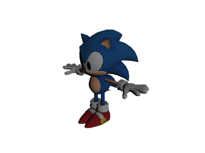 1991 Classic Sonic Model - Download Free 3D model by sebyseb