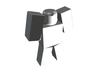 Horror 3d model for creators of roblox modes free 3D model