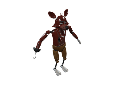 FNAF Withered Foxy Head - Download Free 3D model by joshuagoldenburgh  (@joshuagoldenburgh) [3fb0273]