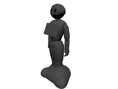 Pepper robot 3d store model