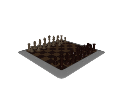 Chess Table Free 3D Model - .blend - Free3D