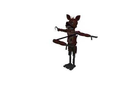 The Official Withered Foxy Model but with Help Wanted Style