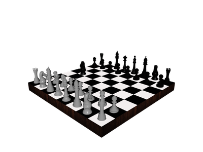 Tabuleiro de xadrez modelo 3D gratuito - .blend - Free3D