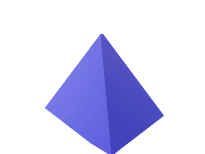 3d pyramid model