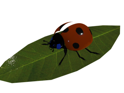 3D illustration lady bug in nature set 21596601 PNG