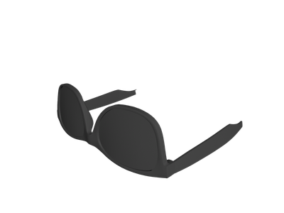 Gafas redondas Modelo 3D $9 - .unknown .blend .fbx .obj - Free3D