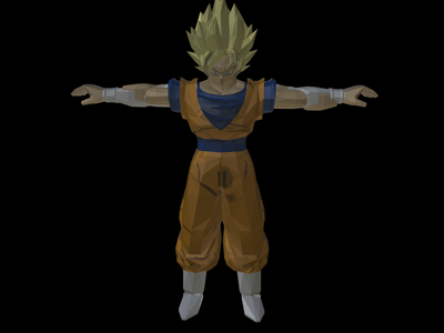 Goku 3D Models for Free - Download Free 3D ·