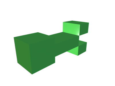 Minecraft Creeper ~ 3D Model ~ Download #90658376