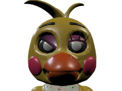 Withered Chica by Coolioart - Download Free 3D model by GeJato (@GeJato)  [e44dfc9]