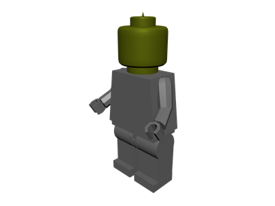 Modelado 3D Lego man