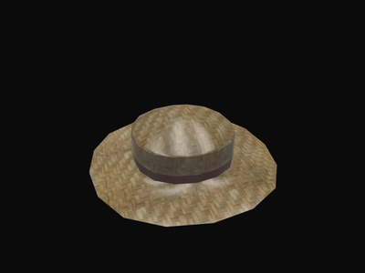 Hat 3d Models For Free Download Free 3d Clara Io - beach hat roblox