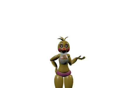 Withered Chica by Coolioart - Download Free 3D model by GeJato (@GeJato)  [e44dfc9]